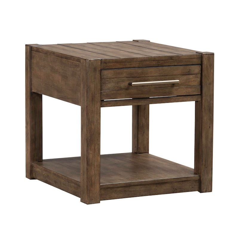 Liberty Furniture Broadmore Round Cocktail Table, Optional End Tables