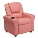 preview thumbnail 133 of 139, Contemporary Kids Recliner with Cup Holder and Headrest