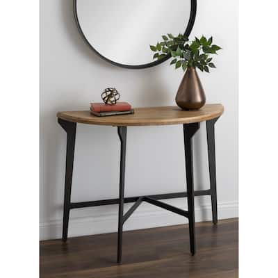 Kate and Laurel Langdon Wood and Metal Console Table - 41x16x31