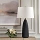 preview thumbnail 3 of 6, Uttermost Jett Black Table Lamp - 35'' H X 19'' W X 19'' D