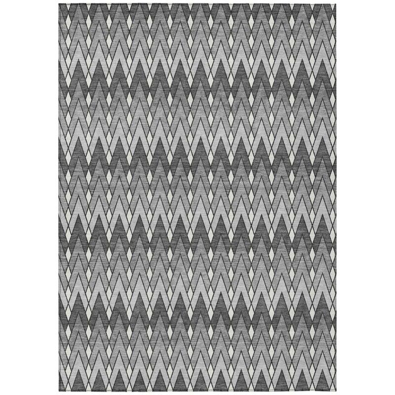 Machine Washable Indoor/ Outdoor Modern Baxter Chantille Rug