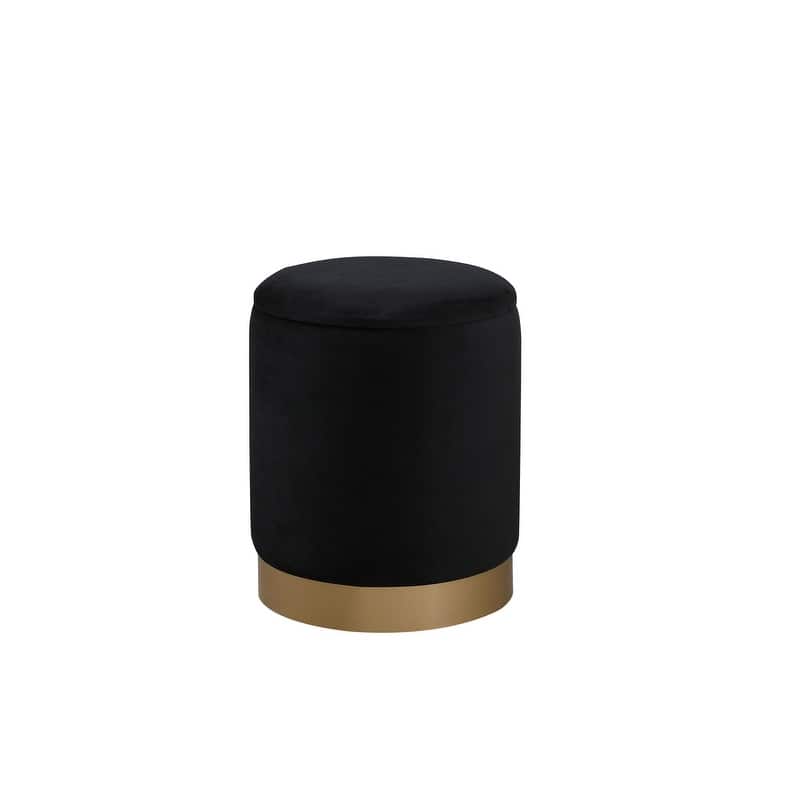 14-Inch Round Storage Ottoman