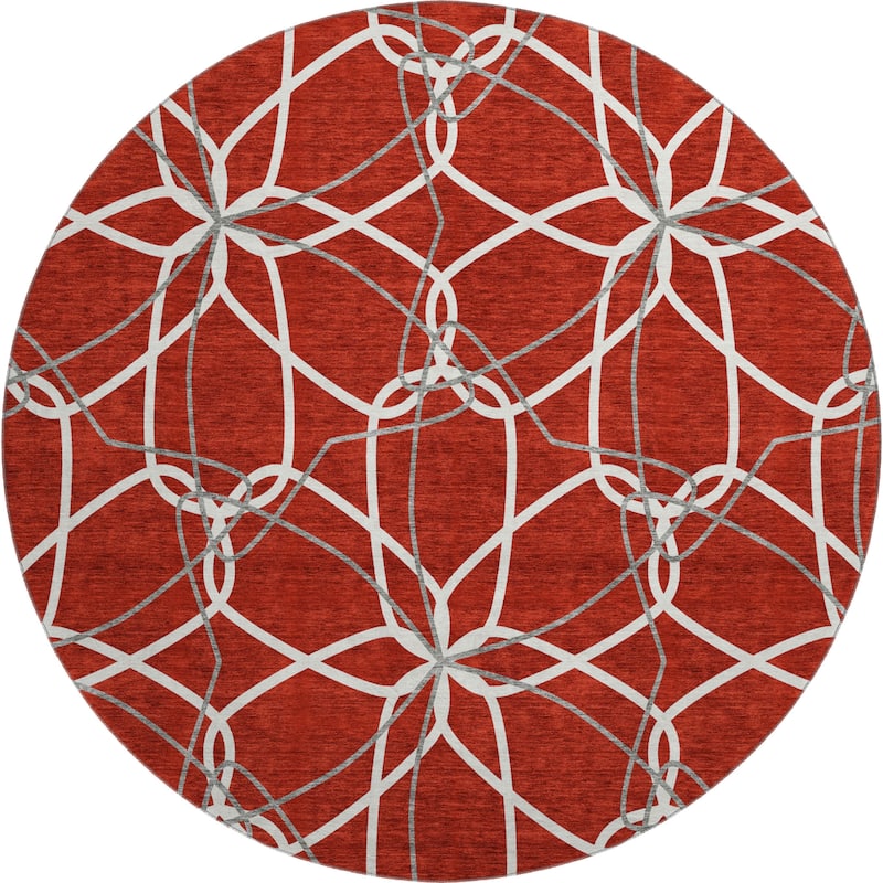 Premium Washable Super Soft Modern Floral Mayfield Rug