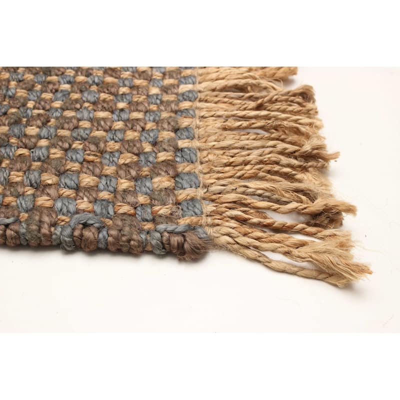 ECARPETGALLERY Flat-Weave Palas Denizli Dark Brown Kilim - 5'0 x 7'1