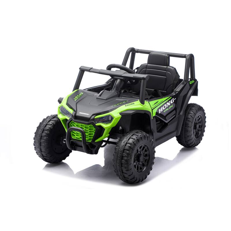 Ride On Car, Kids Electric UTV Car, Ride On Car For Kids,12V Ride On Utv Toy Electric Car With Remote Control - Green