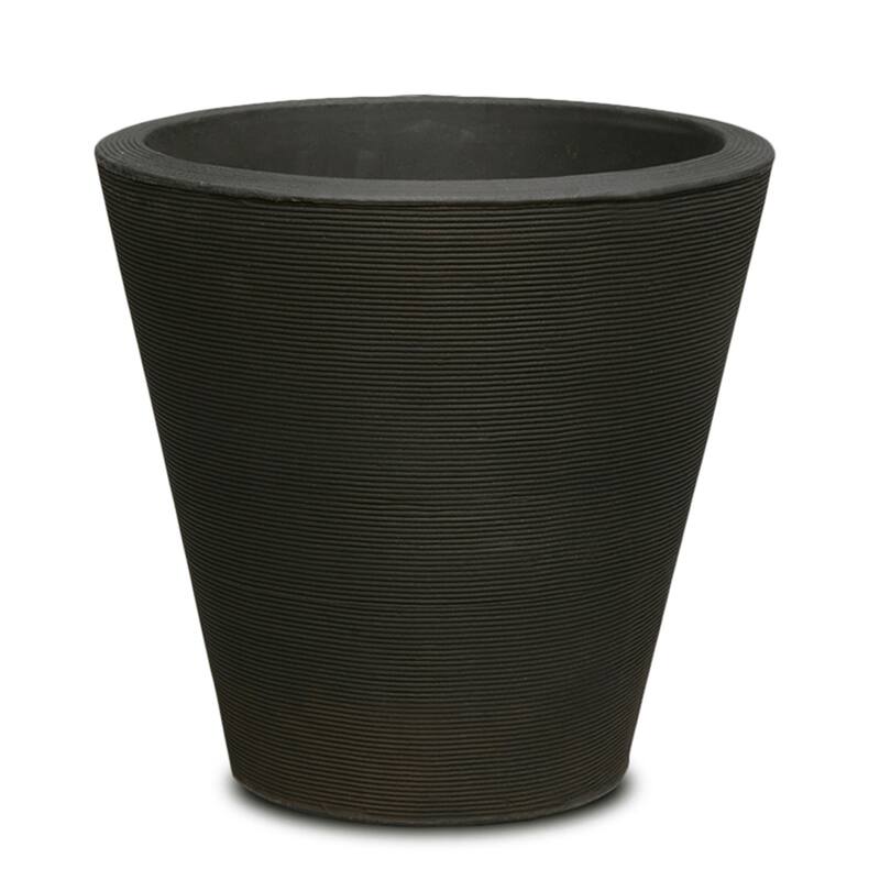 Madison Indoor and Outdoor Planter - 26" - Caviar Black