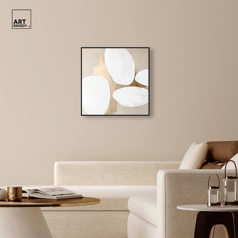 Stacked Stones III Canvas by Art Remedy