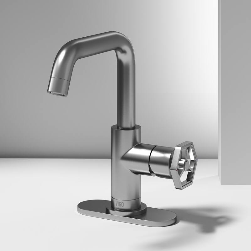 VIGO Ruxton 9" H Single Handle Single Hole Bathroom Faucet