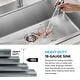 preview thumbnail 68 of 150, KRAUS Kore Workstation Drop-In Stainless Steel Kitchen Sink