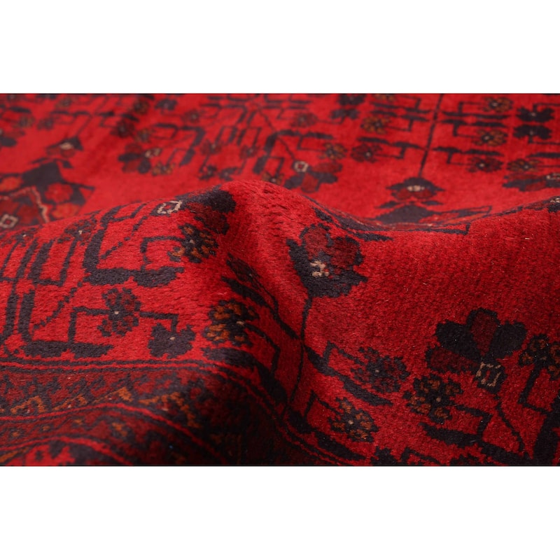 ECARPETGALLERY Hand-knotted Finest Khal Mohammadi Red Wool Rug - 9'11 x 12'10