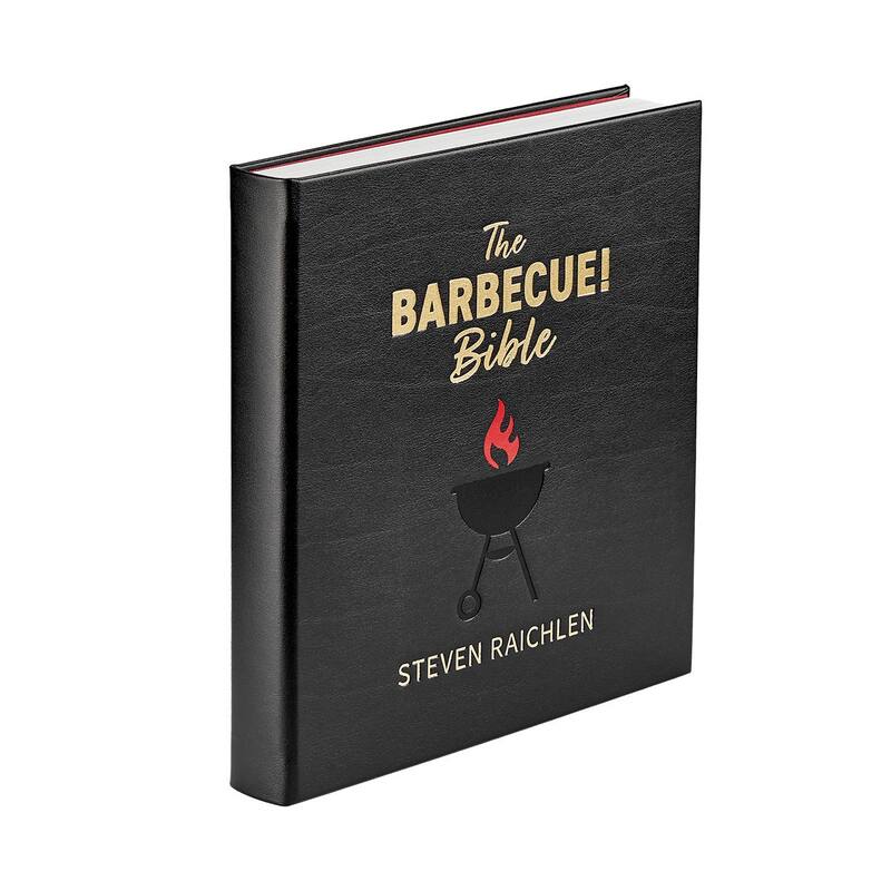 Graphic Image The Barbeque Bible Coffee Table Book, Leather, Black