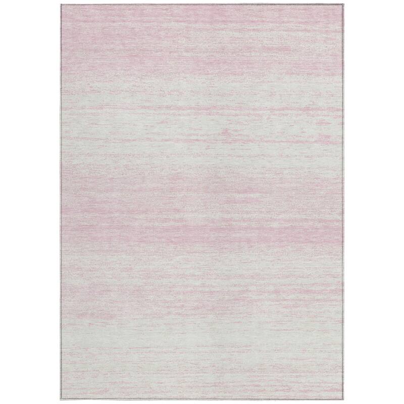 HomeRoots Striped Transitional Rectangle Outdoor Rug