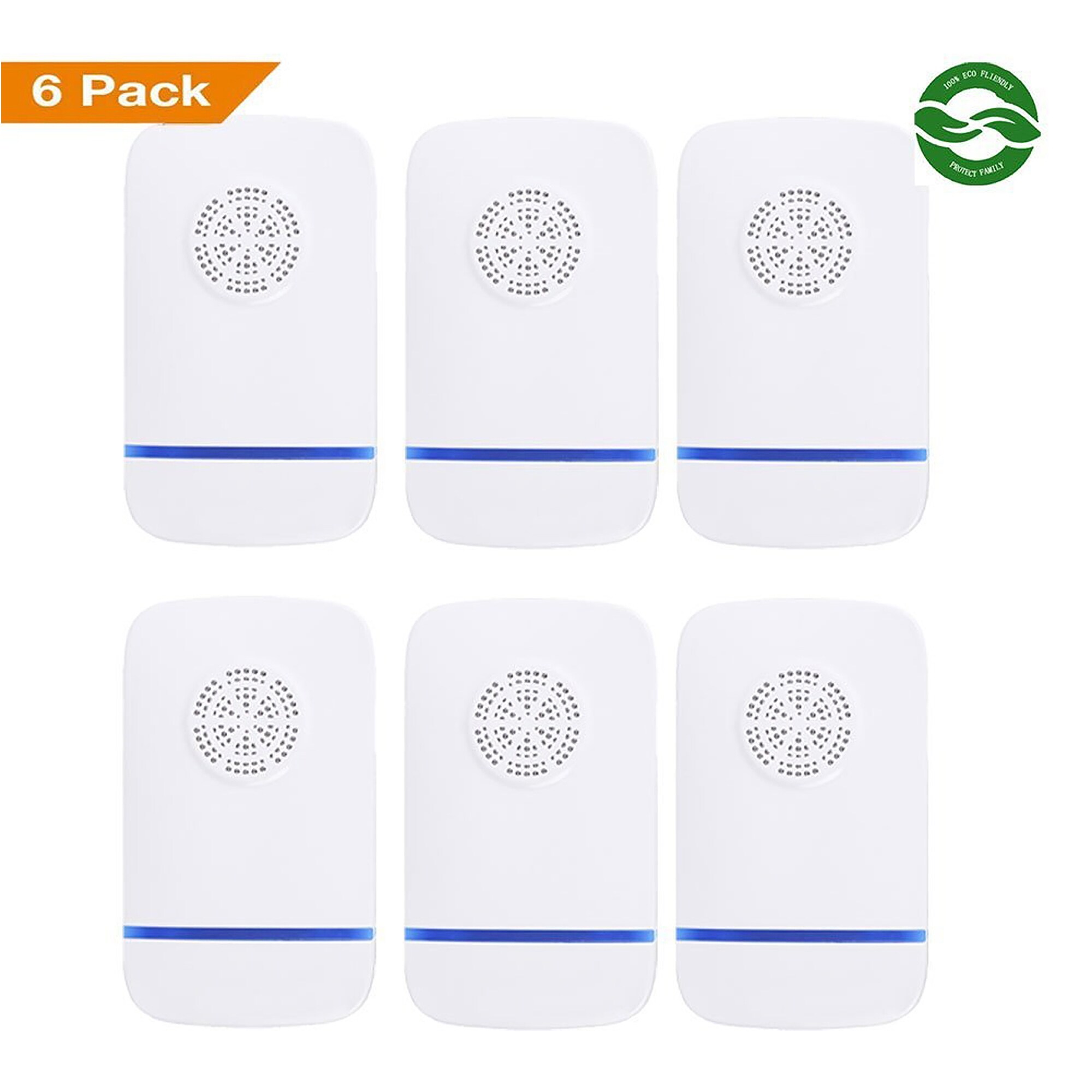 Shop 6pcs Ultrasonic Pest Repeller Electronic Plug In Repellent