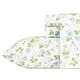 preview thumbnail 12 of 64, Laura Ashley Soft & Silky Sateen Printed Cotton Sheet Set King - Spring Bloom Wildflower Blue
