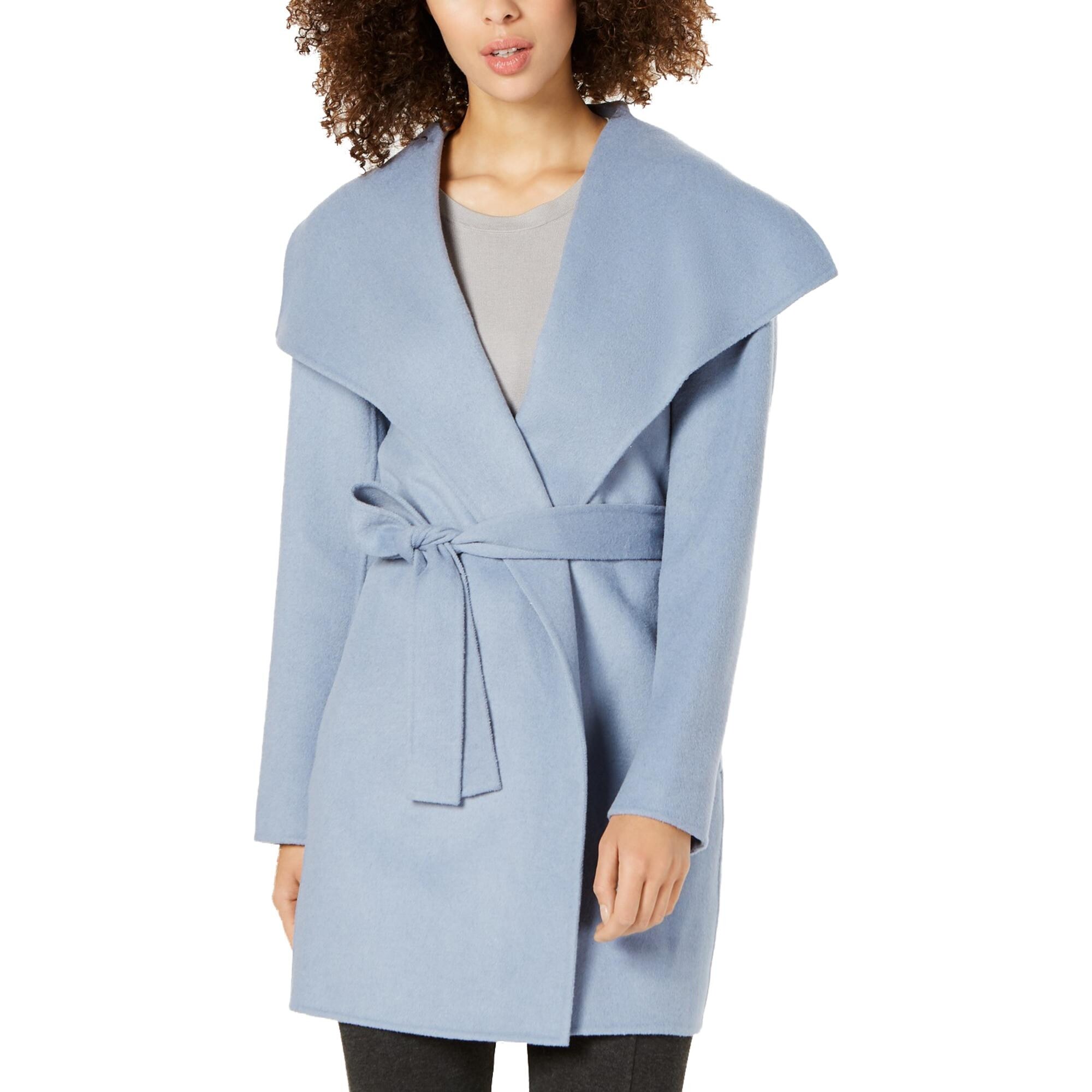 women's wool wrap coat