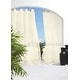 preview thumbnail 1 of 5, Escape Indoor/Outdoor Grommet Curtain Voile 54" x 108" - Ivory