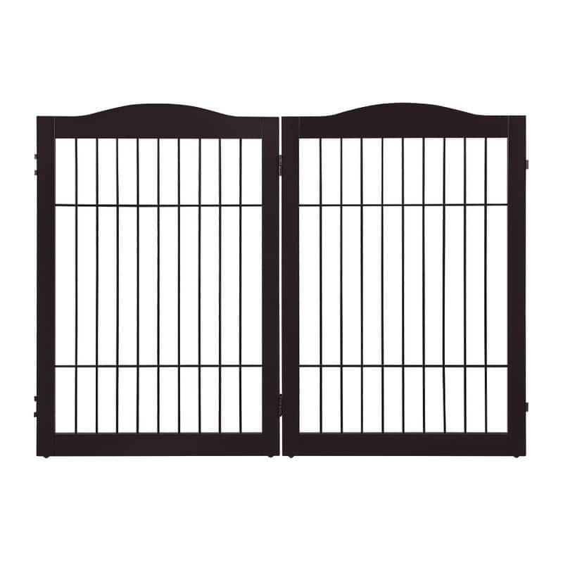 Unipaws Pet Playpen with Wire 6 Panels Freestanding Dog Gate