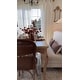 preview thumbnail 7 of 15, SAFAVIEH Dining Rural Woven La Rochelle Antiqued Oak Finish Taupe Dining Chairs (Set of 2) - 21" W x 18" D x 36" H