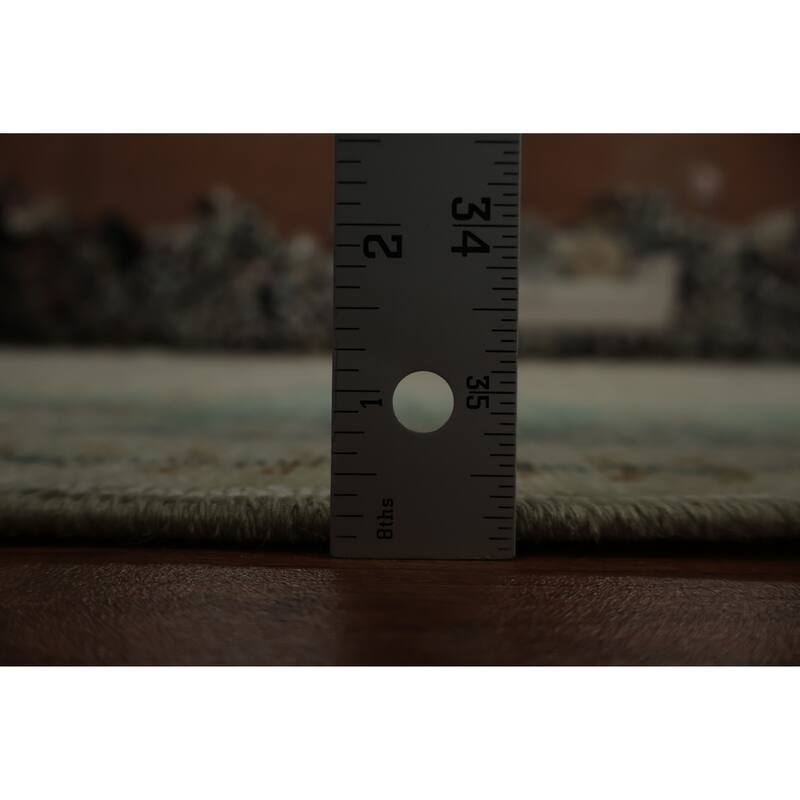 Hand Knotted Oriental 100% Wool Carpet Transitional Floral Beige & Ivories Anatolian Area Rug - 8' 3'' X 5' 3''