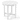 Costway Outdoor Side Table with Weather-Resistant, Waterproof Top for