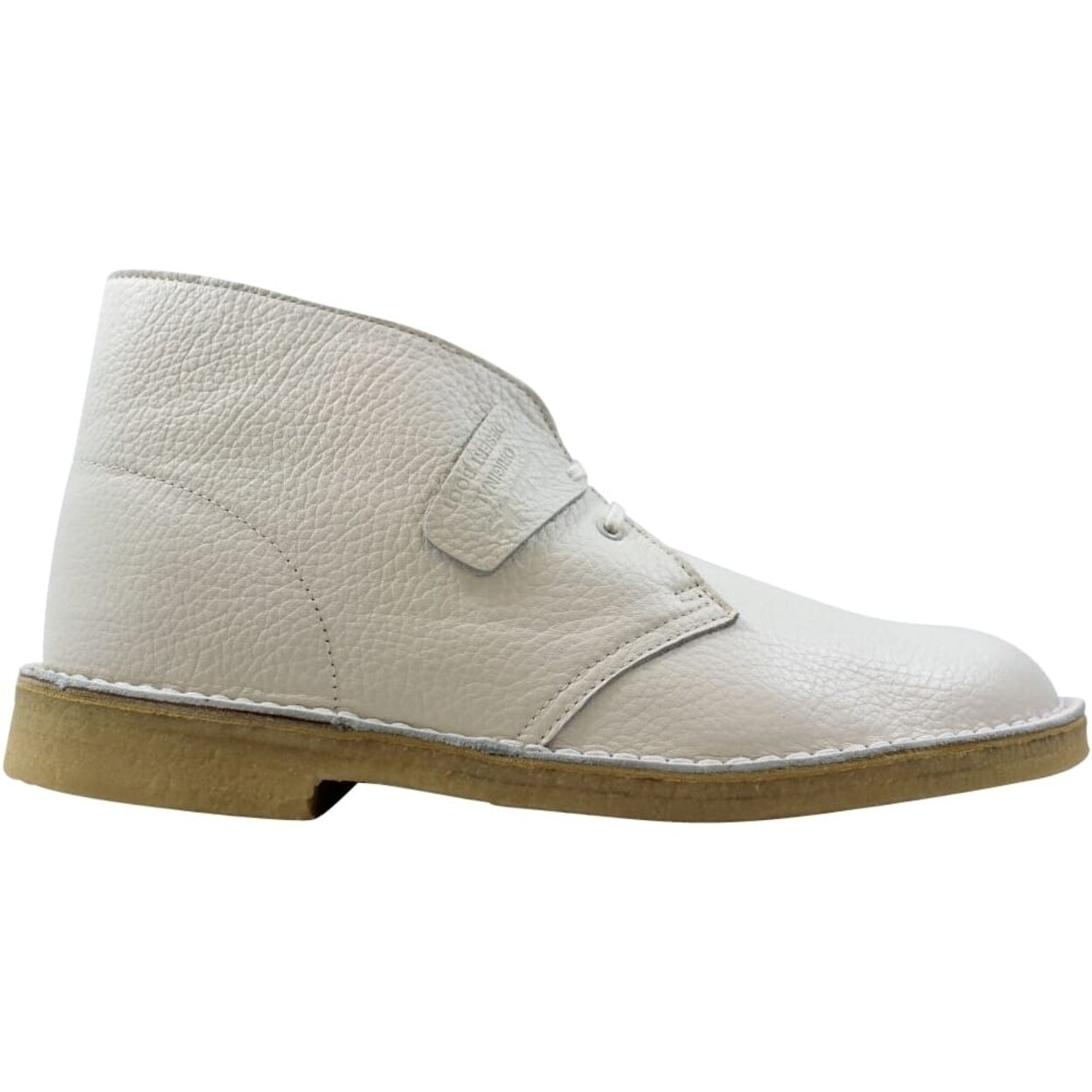 clarks desert boots white
