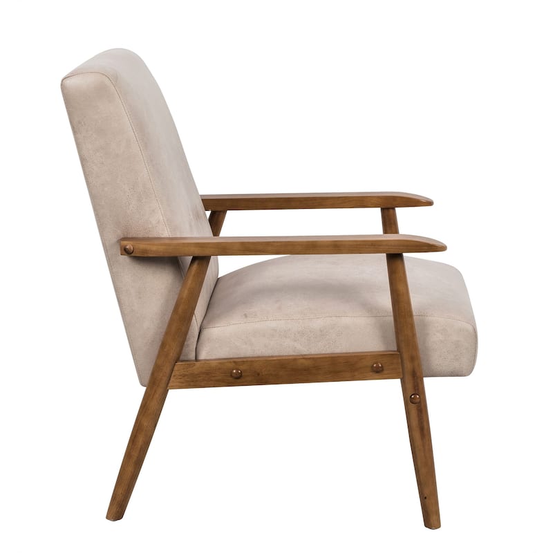 Beachwood Upholstered Arm Chair - Beige
