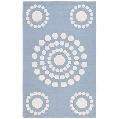 SAFAVIEH Handmade Kids Eftica Dots Wool Rug