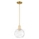 Option Clear Water Glass / Satin Gold