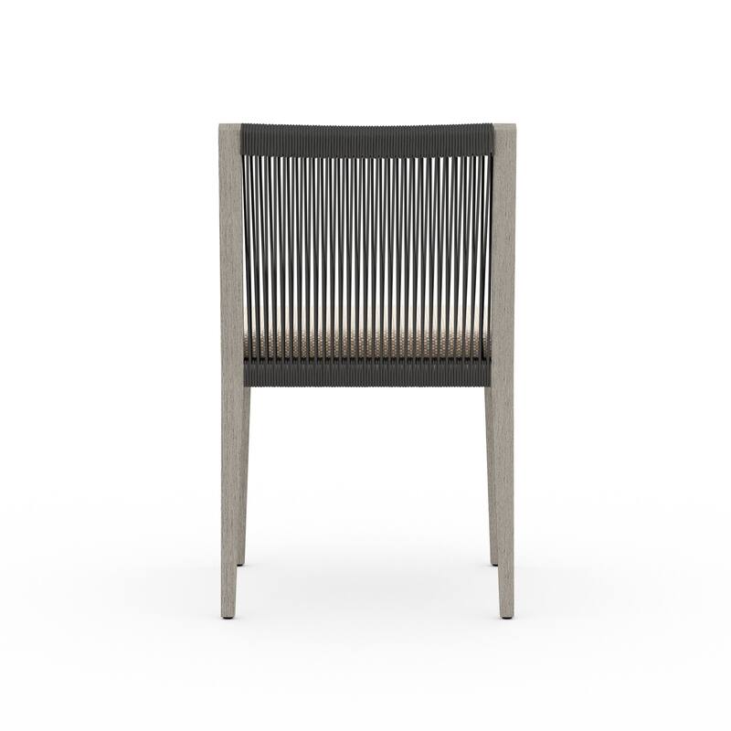 Atwood Outdoor Dining Chair-Weathered Grey-FSC