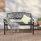 preview thumbnail 7 of 17, Outdoor Furniture Steel Frame Porch Garden Bench