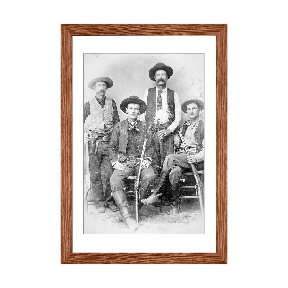 iCanvas "Texas Rangers armed with revolvers and Winchester rifles, 1890 " by American Photographer