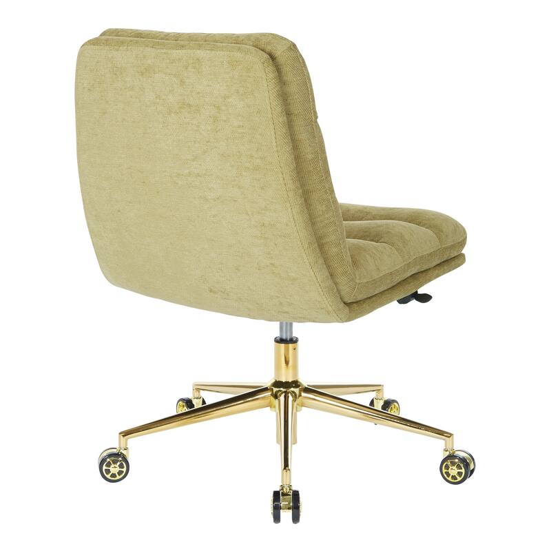 Legacy Swivel Office Chair in Faux Leather