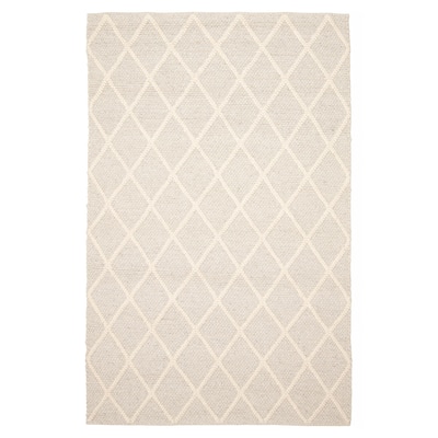 ECARPETGALLERY Braid weave Sienna Grey Wool Rug - 4'11 x 7'10