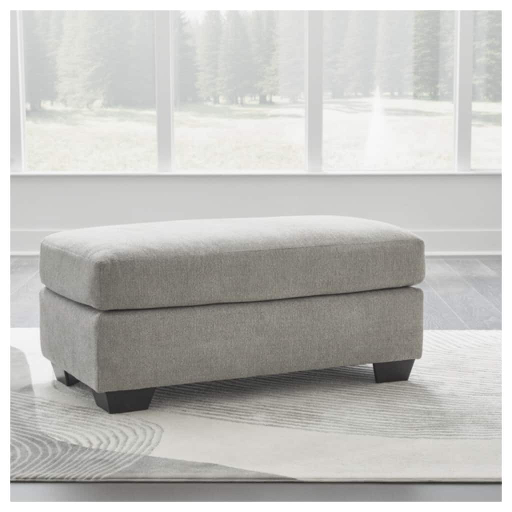 Signature Design by Ashley Avenal Park Gray Ottoman