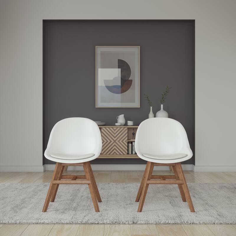 Midtown Concept Jade 2-Piece Indoor Chairs Set - With Cushions