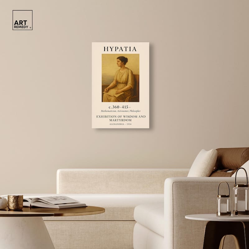Early Female Scientist Canvas by Art Remedy, Gallery Wrapped