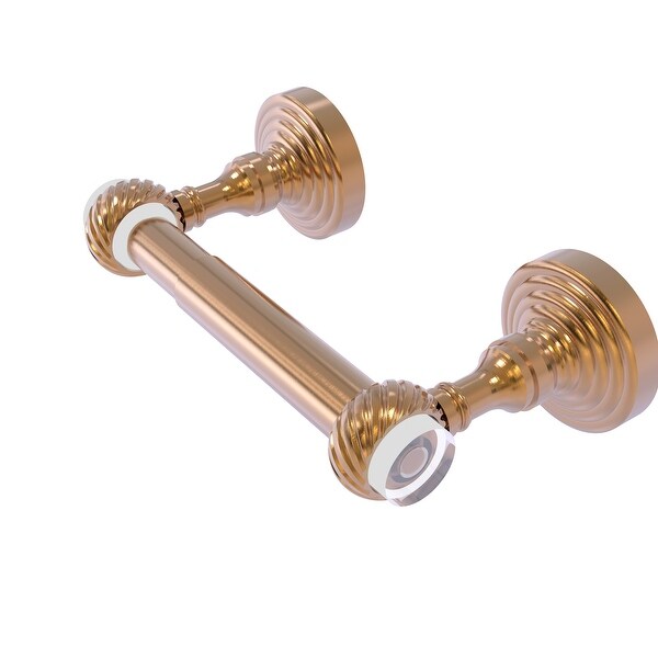 Allied Brass Pacific Grove Collection Two Post Toilet Paper Holder with Twisted Accents
