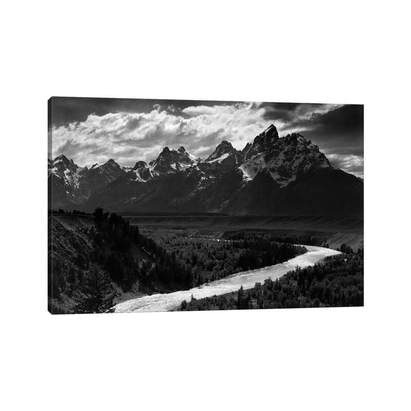 iCanvas "Grand Teton II" by Ansel Adams Canvas Print