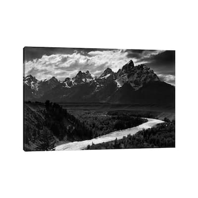 iCanvas "Grand Teton II" by Ansel Adams Canvas Print