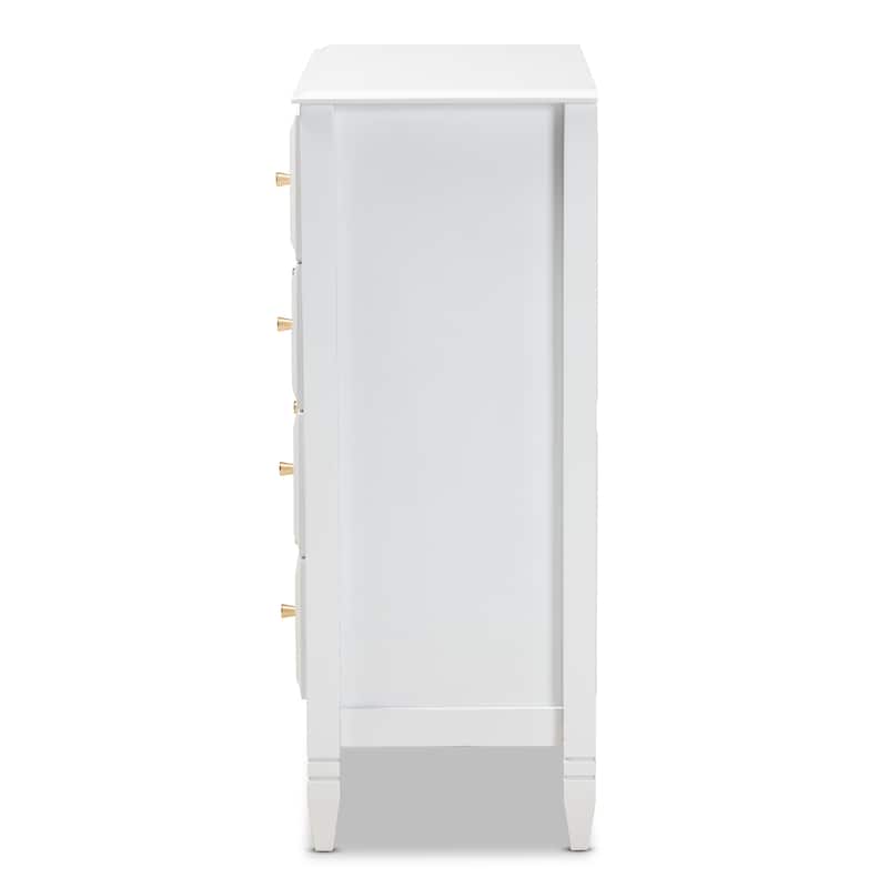 Naomi Classic and Transitional 4-Drawer Bedroom Chest
