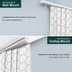 preview thumbnail 11 of 25, CHICOLOGY Adjustable Sliding Panels, 4-Rail Track, for Large Windows