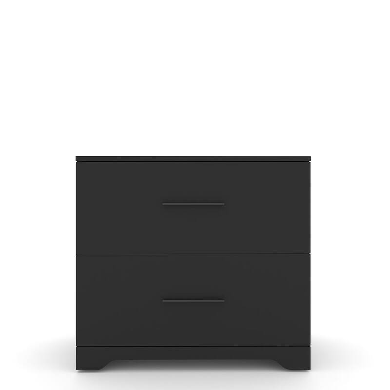 Modern Elegant Bedside Table With 2-Drawer