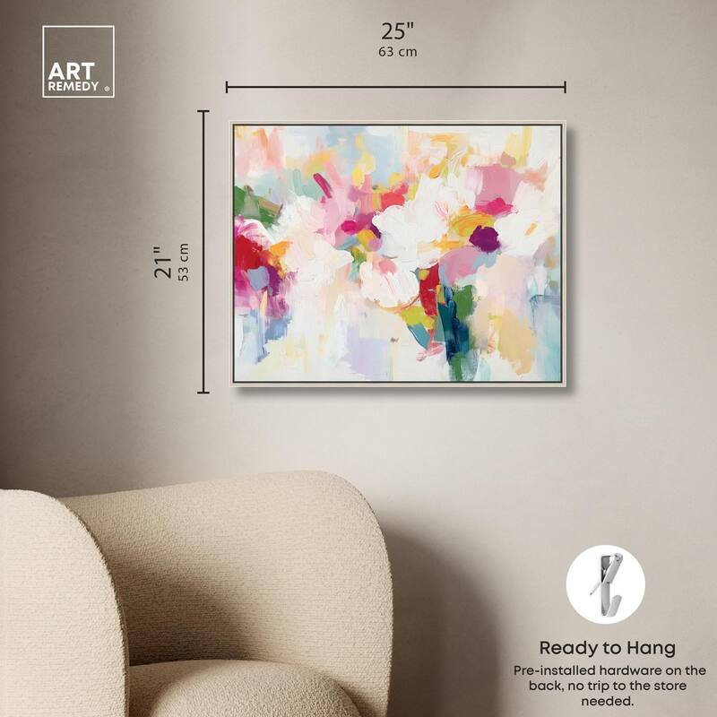 Saturated Colors I Canvas by Art Remedy