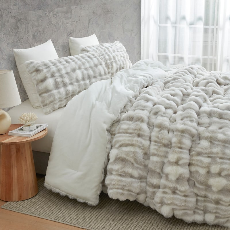 Oh Deer® - Coma Inducer® Oversized Comforter Set - White-Tailed Gray