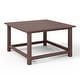 preview thumbnail 3 of 11, Laguna Outdoor Poly Adirondack 31" Square Coffee Table