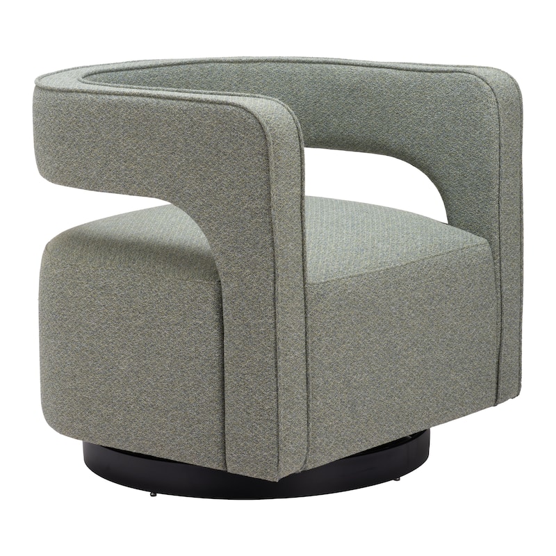 Turku Swivel Chair Sage Green