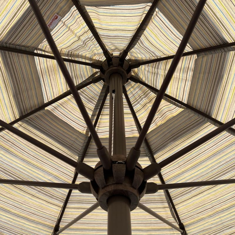 Tropishade 7.5' Market Umbrella with Sunbrella 57011 Escapade Vivid