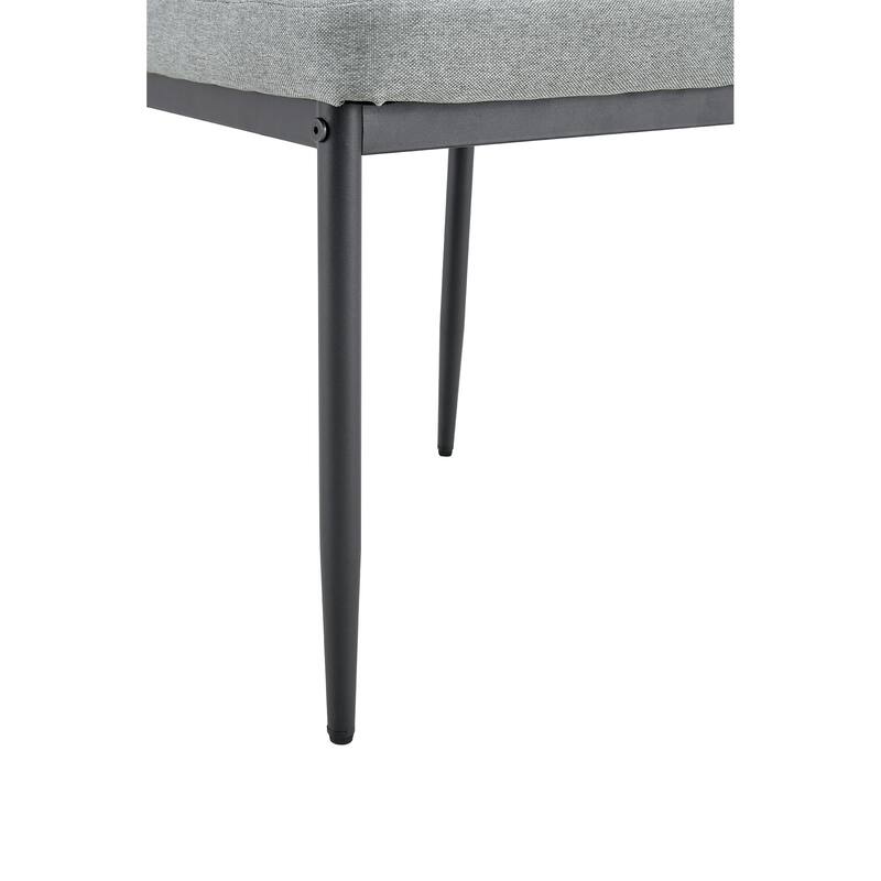 Modern Linen Tufted Dining Chairs Fabric Dining Chairs with Upholstered Seats, for Dining Rooms, Set of 4