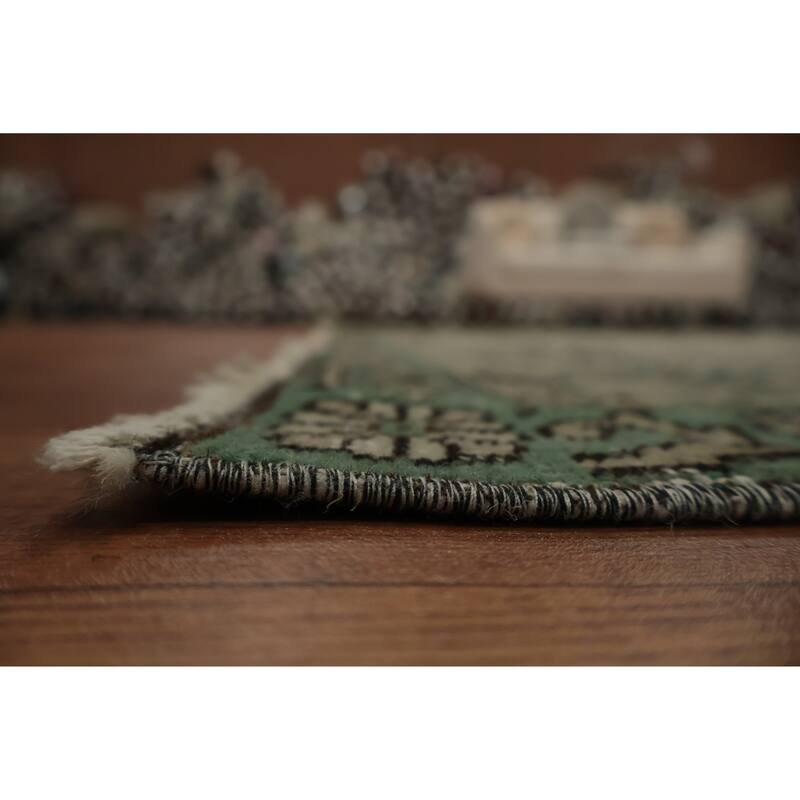 Hand Knotted Oriental 100% Wool Carpet Transitional Floral Beige & Ivories Anatolian Area Rug - 8' 11'' X 6' 6''