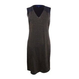 black and gold studded dress